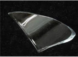 asymmetrical glass shard